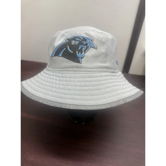 NEW ERA Carolina Panthers NFL On Field Bucket Hat Gray Sz L/XL