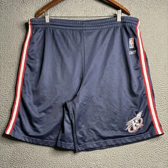 Vintage 90s Mens XL Houston Rockets NBA Basketball Athletic Drawstring Shorts