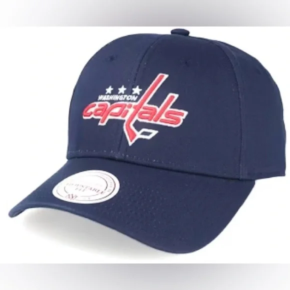 NHL Mitchell & Ness Hat Mens Snapback ajustable Washington Capitals wool hat