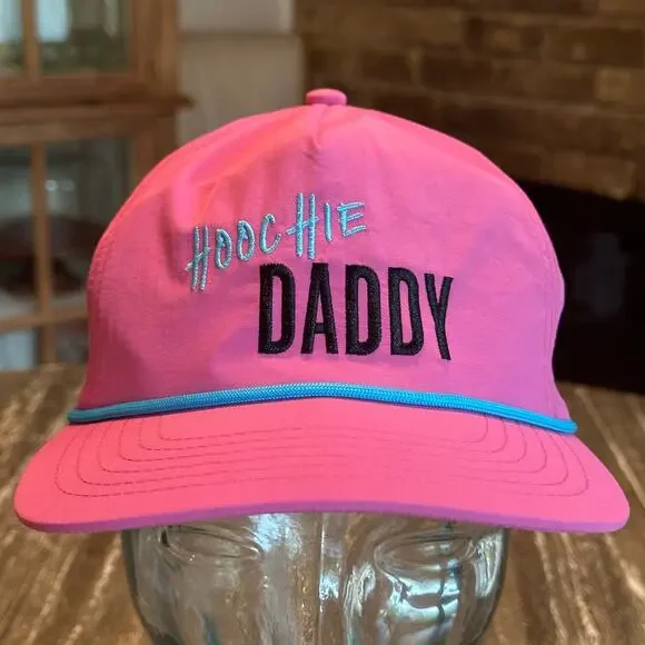 CMBT Combat Iron Apparel Hoochie Daddy Performance Rope SnapBack Hat Cap Pink