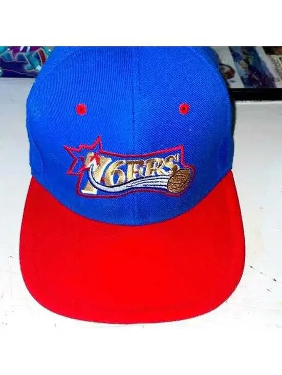 Vintage KIPA NBA Philadelphia 76ers Sixers Basketball Sports Snapback Hat