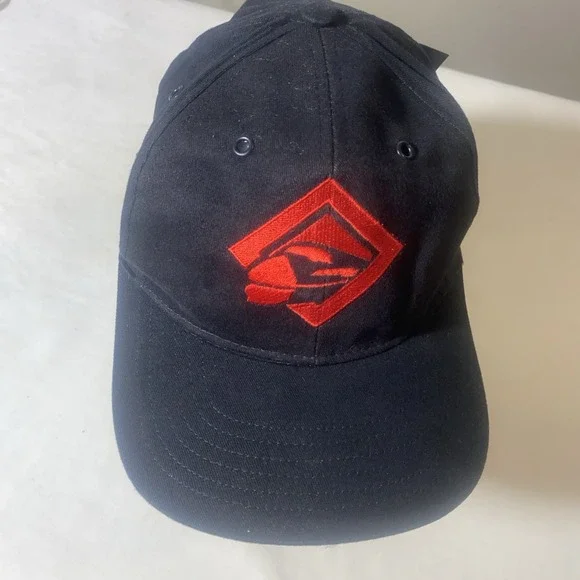 Vintage Marlboro Unlimited Ride Logo Black‎ Adjustable Hat NWT 90s Promo Gear