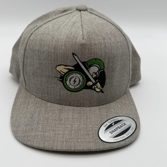 SolarCity Logo Gray‎ Wool-Blend Snapback Hat Yupoong NWT