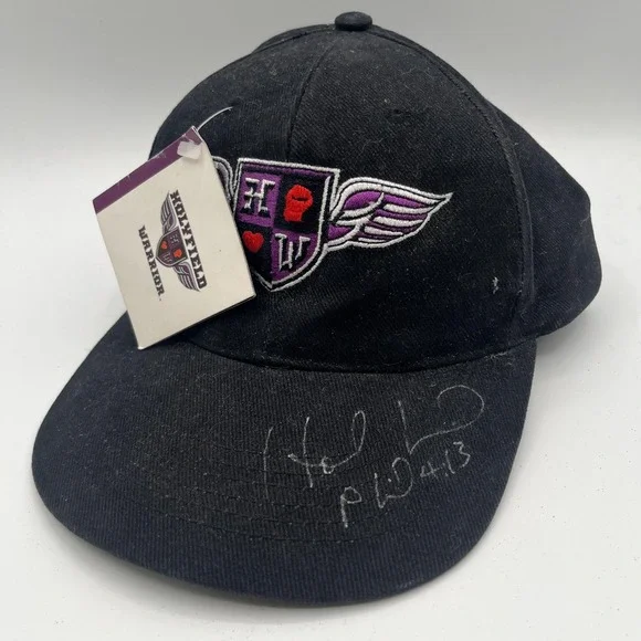 Holyfield Warrior Hat Cap Snap Back Boxing Autograph Signed Rare Vintage NEW