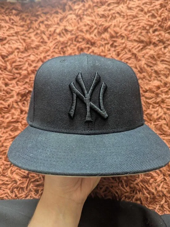 Black NY Yankees Snapback Hat '47 Brand