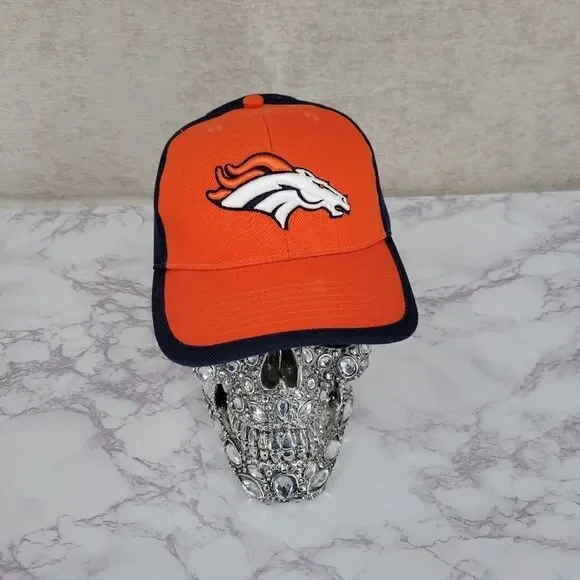 Denver Broncos NFL Baseball Style Hat Orange Blue Cotton