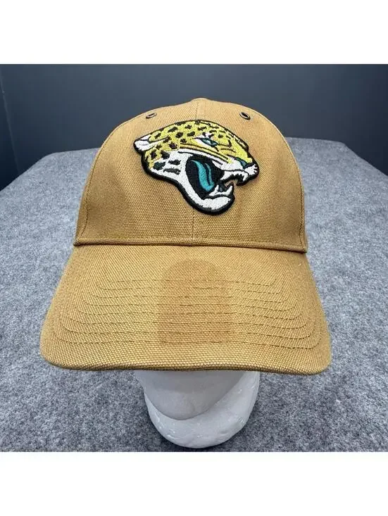Jacksonville Jaguars Carhartt x 47 Clean Up Hat Duck Cloth Brown OSFM