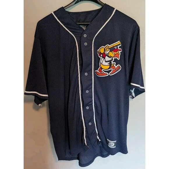 Vintage Toledo Mud Hens Baseball Jersey Men’s 2XL 90s Minor League USA - READ!
