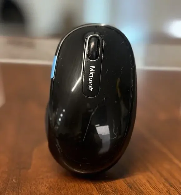 Microsoft Sculpt Comfort Bluetooth Wireless Mouse 4-Way Scrolling - Tested Works