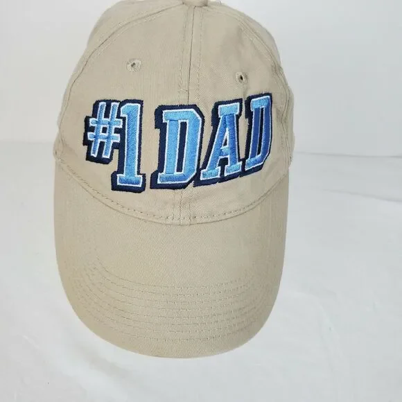 Solid Dad Hat Baseball Cap Adjustable Beige Blue One Size Fits All‎