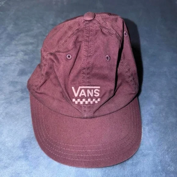 Vans maroon baseball cap one size