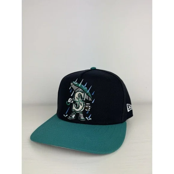 New Era 59FIFTY Seattle Mariners Cartoon Pack Fitted Hat Size 7 3/8 PNW 59 50