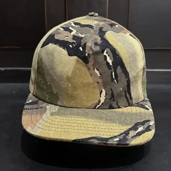 Vintage 80s Camo SnapBack Hat