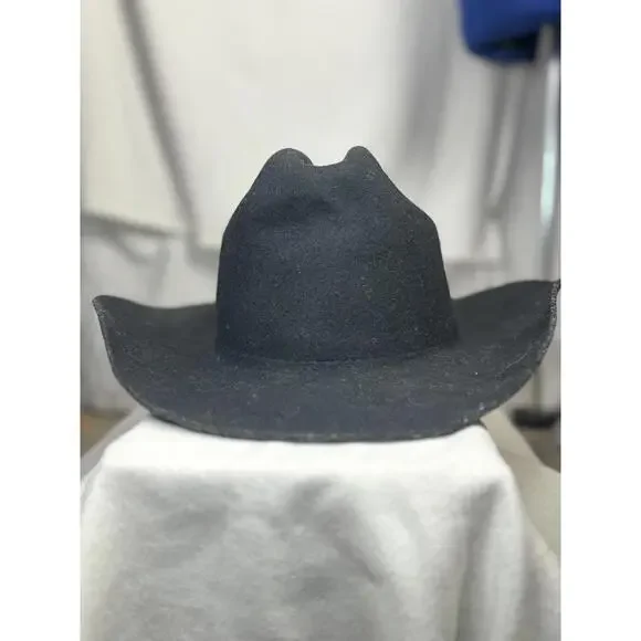 riata rodeo‎ queen black felt cowboy hat wide brim western ranch hat 23