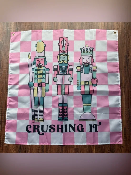Retired GYTO Get Your Teach On Crushing It 36” Classroom Tapestry Banner Decor
