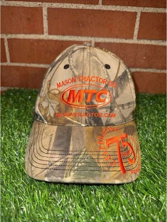 Mason Tractor Co. Camo StrapBack K-Products Hat Kubota & Bandit