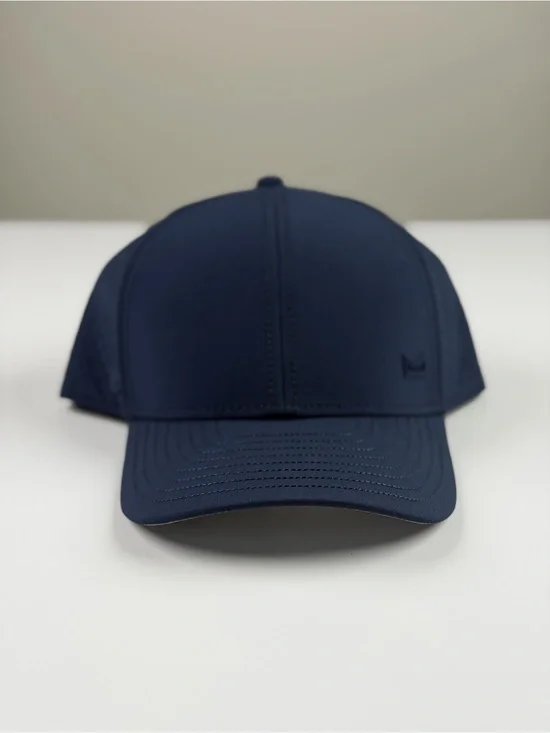Melin A-Game Icon Hydro Performance Snapback Hat in Navy, Classic