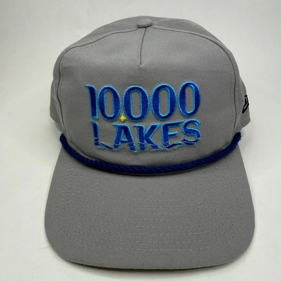 New Era Golfer 10,000 Lakes Minnesota Rope Snapback Hat‎ Mens Adjustable