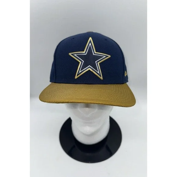 DALLAS COWBOYS New Era 9FIFTY Hat Cap Blue Gold NFL Star Texas Football