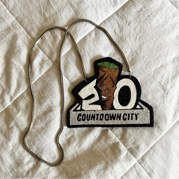 420 Countdown City Streetwear Necklace Handmade