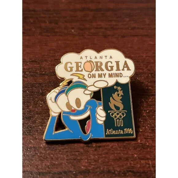 1996 Atlanta Olympics‎ Mascot Izzy Atlanta Georgia On My Mind Lapel Hat Pin