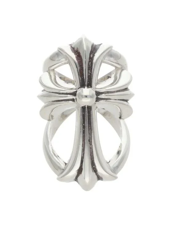 Chrome Hearts Infinity CH Crs CH Cross Silver Ring