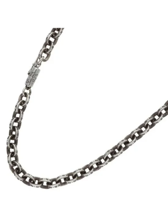 Chrome Hearts Paper Chain 18 Silver Necklace