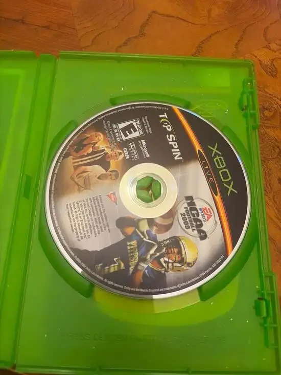 Top Spin / NCAA Football 2005 Combo Disc - Original Xbox