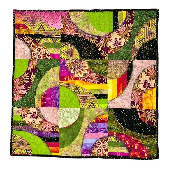 Mix Material‎ Wallhanging Quilt