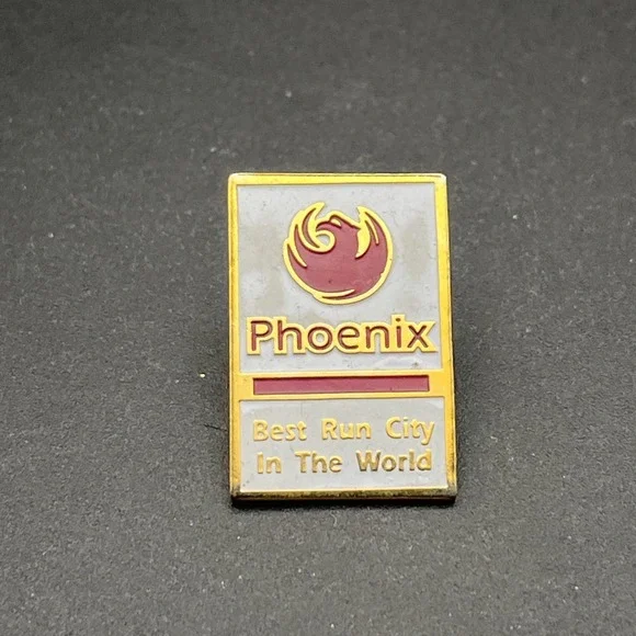 Phoenix Arizona Best‎ Run City In The World Lapel Hat Pin
