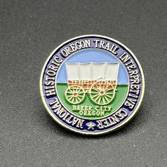 National Historic Oregon Trail Interpretive Center‎ Baker City Lapel Hat Pin
