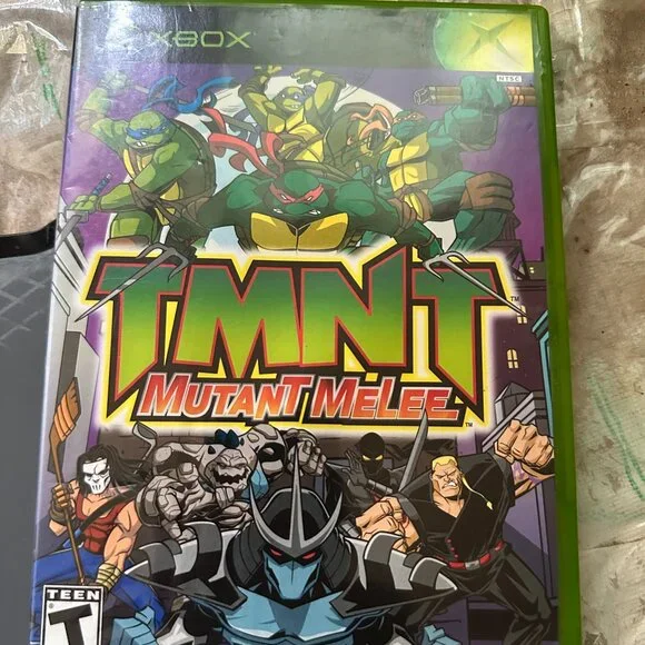 TMNT Mutant Melee (Microsoft Xbox, 2005) CIB! Complete w/ Manual Tested Working