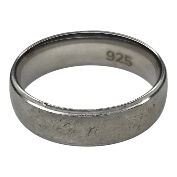 Vintage Band Ring Size 9.25 Silver Fair Sterling Silver 925 5.1g Minimalist