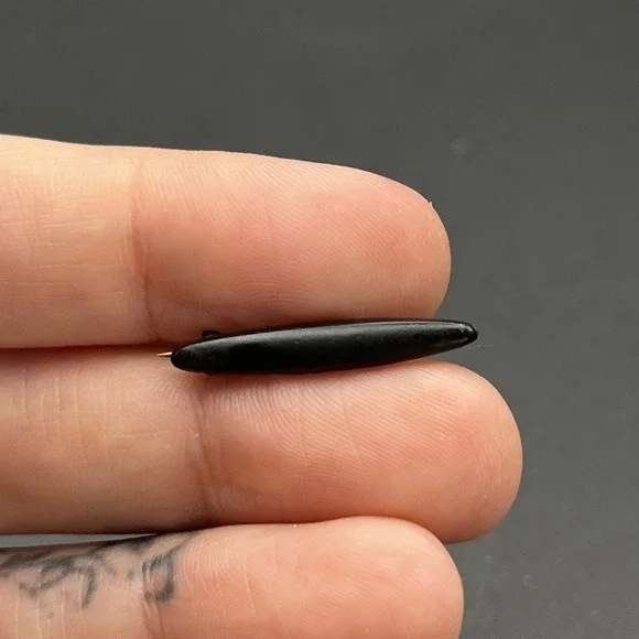 Vintage Black Collar Bar Lapel‎ Hat Pin