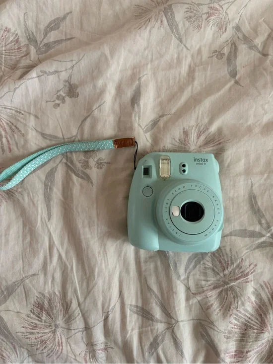 Fujifilm Instax Mini 9 Instant Camera - Mint Blue