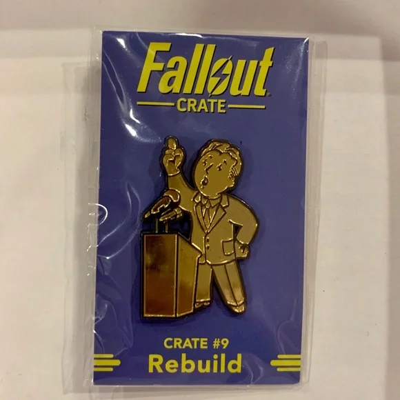 Sealed Fallout Crate #9 Rebuild Pin