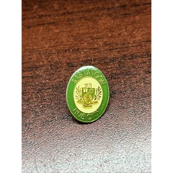 Saskatoon Canada Hub City‎ Lapel Hat Pin