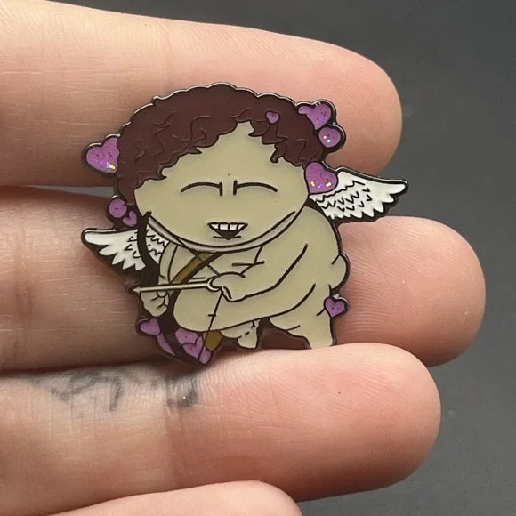 Cartman As Cupid South Park Hearts Lapel Hat‎ Pin