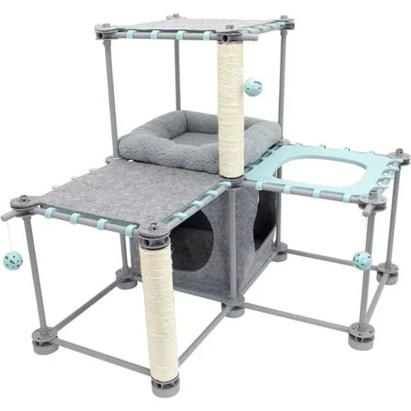 Kitty City Claw Mega Kit 2.0 Furniture, Cat Cushion, Cat Scratch