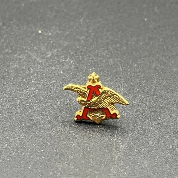 Anheuser‎ Busch Beer Logo Eagle Tiny Lapel Hat Pin