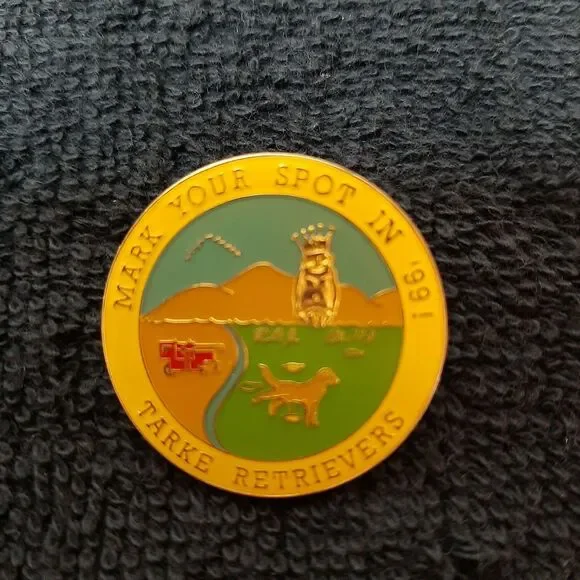 1999 ROJ Royal Order Of Jesters Masonic Shriners Tarke Retrievers Pin ct 119