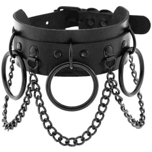 Choker Goth Collar Necklace