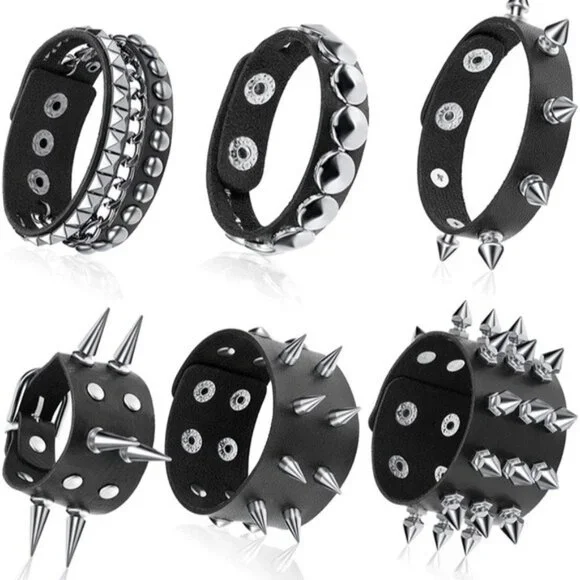 6 Punk Gothic Jewelry Set