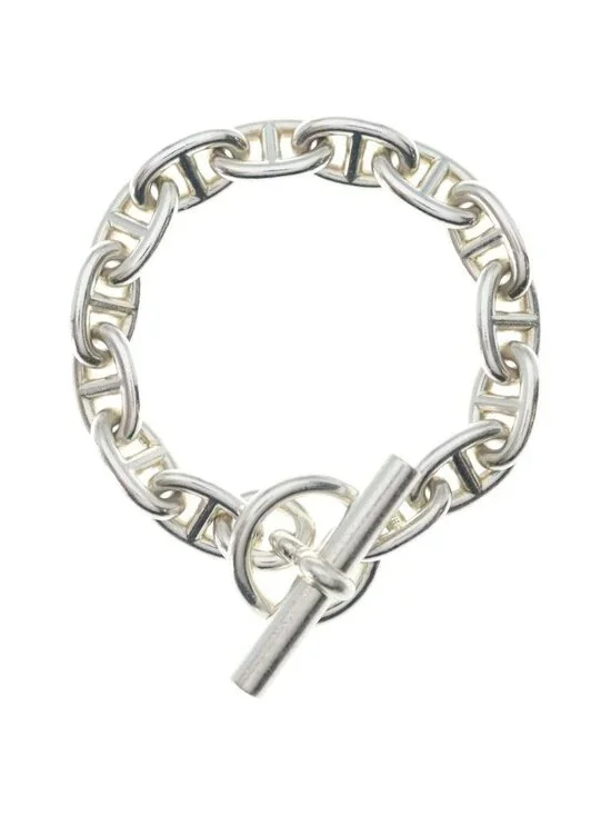 Hermes Chaine D'ancre MM Bracelet Silver Chain