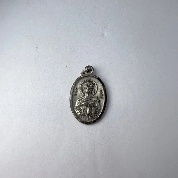 Vintage St Martin De Porres Medal Oval Patron Saint Social Justice Catholic