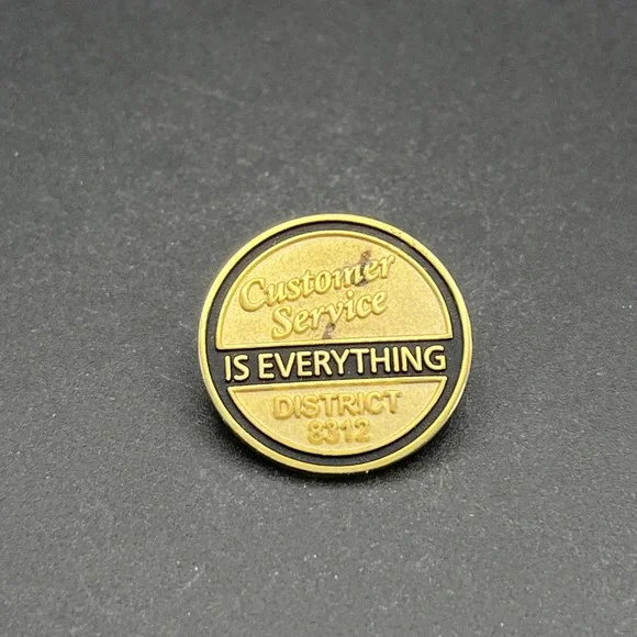Customer Service Is‎ Everything District 8312 Lapel Hat Pin
