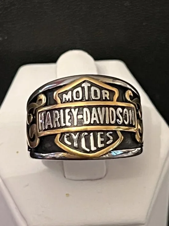 Harley Davidson Motorcycles Bar and Shield Ring Size 9, 10, 11.5, 13, 13.5 (376)