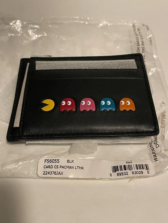 Coach Pac Man Limited Edition Cardholder Authentic