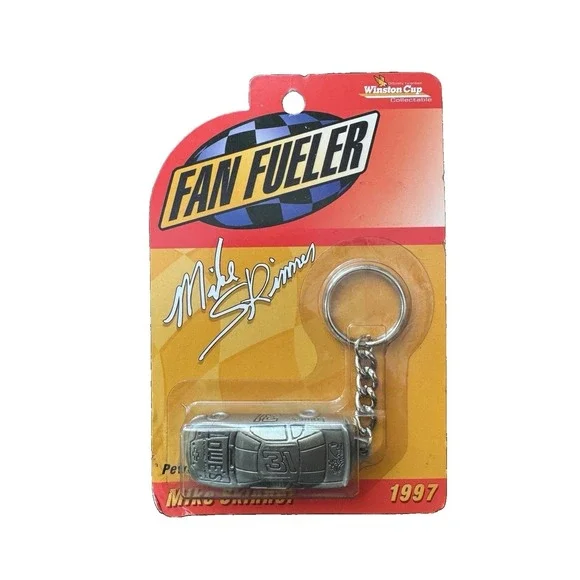 Mike Skinner Fan Fueler Pewter Car Keychain 1997