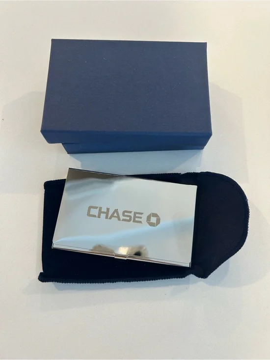 Chase Bank Card Holder NIB hard to find